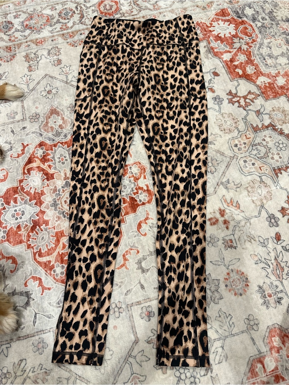 Victoria's Secret Leopard Print Leggings - Tan & Black